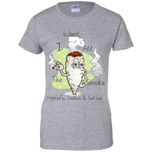Women's All The Smoke Blk Text T-Shirt
