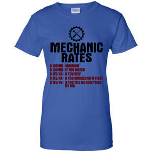 Women's Mechanic Rates T-Shirt