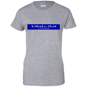 Women's Igetzitn Blue Banner T-Shirt