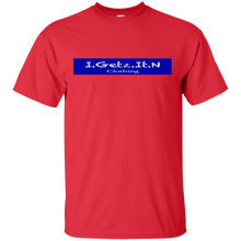 Men's Igetzitn Blue Banner T-Shirt