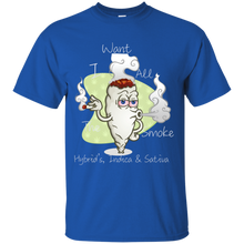 Men's All The Smoke Wht Text T-Shirt