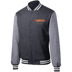 Men's IgetzitN Logo Fleece Letterman Jacket