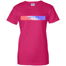Women's Red White Blue Banner T-Shirt