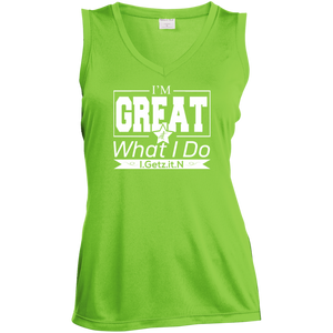 Women's I'm Great 2 Sleeveless V-Neck