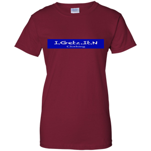 Women's Igetzitn Blue Banner T-Shirt