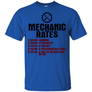 Men's Mechanic Rates T-Shirt