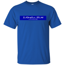 Men's Igetzitn Blue Banner T-Shirt