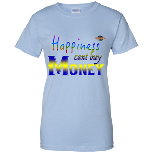 Women's Happiness Cant Buy Money W/O bg T-Shirt