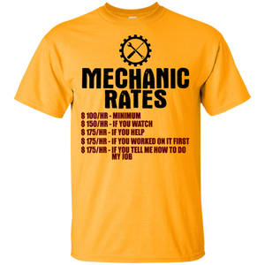 Men's Mechanic Rates T-Shirt
